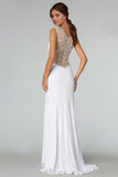 New Arrival Prom Dresses Scoop Neckline Sheath/Column Floor Length Fast Delivery