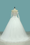 Hot Wedding Dresses Sweetheart Ball Gown Tulle With Applique