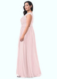 Peyton A-Line Chiffon Floor-Length Dress SJSP0019712