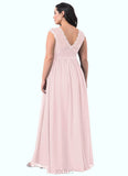 Peyton A-Line Chiffon Floor-Length Dress SJSP0019712