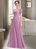 Alayna A-Line Sweetheart Bridesmaid Dress With Lace UKP0013299