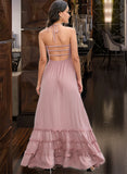 Yuliana A-LineSquareNecklineFloor-LengthBridesmaidDress#273611 UKP0013300