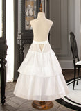 Mackenzie Ball-Gown/PrincessScoopNeckFloor-LengthTulleJuniorBridesmaidDressWithSashBeading#136423 UKP0013615