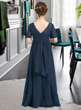 Sharon A-LineScoopNeckFloor-LengthChiffonJuniorBridesmaidDress#148411 UKP0013631