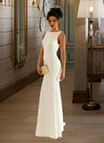 Kathy Trumpet/Mermaid Scoop Neck Floor-Length Wedding Dress UKP0013727