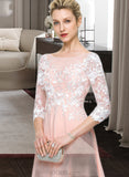 Ann Scoop Neck Knee-Length Chiffon Wedding Dress UKP0013805