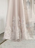 Kaiya Ball-Gown/Princess Sweetheart Court Train Tulle Lace Wedding Dress With Beading UKP0013830