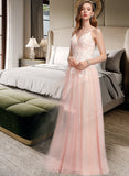 Macey Ball-Gown/Princess Sweetheart Floor-Length Tulle Wedding Dress With Sequins UKP0013992