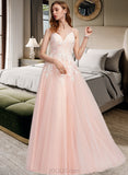 Macey Ball-Gown/Princess Sweetheart Floor-Length Tulle Wedding Dress With Sequins UKP0013992