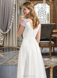 Lily A-Line V-neck Asymmetrical Tulle Wedding Dress With Ruffle Beading Sequins UKP0014069