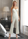 Makenna A-Line Sweetheart Tea-Length Wedding Dress UKP0014079