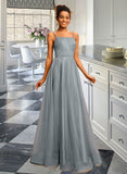 Jaycee Ball-Gown/Princess Square Neckline Floor-Length Tulle Prom Dresses With Beading Sequins UKP0014464