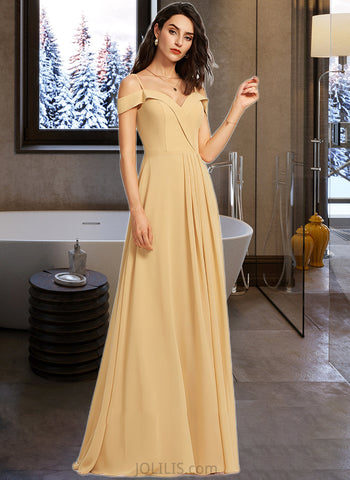 Liberty A-Line V-neck Floor-Length Prom Dresses UKP0014484