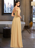 Liberty A-Line V-neck Floor-Length Prom Dresses UKP0014484