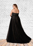 Lucile Ball-Gown Lace Tulle Sweep Train Dress SJSP0020117