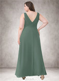 Gabriella A-Line Chiffon Floor-Length Dress SJSP0019655