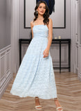 Shelby A-Line Square Neckline Floor-Length Bridesmaid Dress UKP0015389