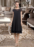 Elena Empire Round Neck Chiffon Dresses UKP0015530