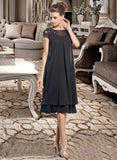 Elena Empire Round Neck Chiffon Dresses UKP0015530