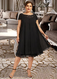 Elena Empire Round Neck Chiffon Dresses UKP0015530