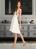 Melissa A-line V-Neck Dresses UKP0015620