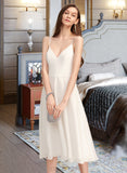 Alyssa A-line V-Neck Dresses UKP0015681