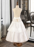 Savanna Ball-Gown/Princess Floor-length Flower Girl Dress - Tulle Sleeveless Scoop Neck With Beading (Petticoat NOT included) UKP0016009