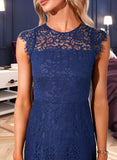 Sandra Knee-Length Lace Cocktail Dress UKP0016375