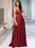 Alannah Burgundy V-Neck Sleeveless Maxi Dresses UKP0016789