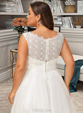 Lauren Ball-Gown/Princess Sweep Train Organza Satin Lace Wedding Dress With Beading Sequins UKP0017025