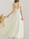 Journey A-Line Floor-Length Chiffon Lace Wedding Dress UKP0017685