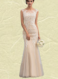 Martina Trumpet/Mermaid Floor-Length Tulle Lace Wedding Dress UKP0017703