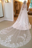 High Neck Open Back Long Sleeves Wedding Dresses A Line Satin