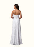 Kendra A-Line Lace Floor-Length Dress SJSP0020093