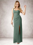 Bella Mermaid Sweetheart Neckline Mesh Floor-Length Dress SJSP0019758