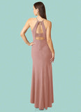 Janae Sheath Sweetheart Neckline Luxe Knit Asymmetrical Dress SJSP0019822