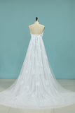 Mermaid Boat Neck Wedding Dresses With Applique Chapel Train Lace