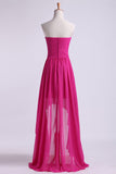 Asymmetrical Prom Dresses Sweetheart Chiffon