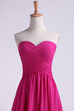 Asymmetrical Prom Dresses Sweetheart Chiffon