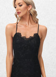 Hilda Sheath/Column V-Neck Lace Cocktail Dress UKP0021390