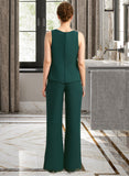 Ida Jumpsuit/Pantsuit Separates Scoop Floor-Length Chiffon Mother of the Bride Dress With Beading Sequins UKP0021913