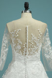 Scoop A Line Wedding Dresses Tulle With Applique And Sash