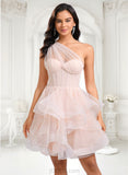 Kaiya Ball-Gown/Princess Sweetheart Short Tulle Homecoming Dress JLP0025667