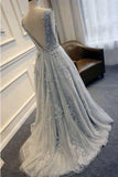 A-Line Appliques Sexy A-Line Long Cheap Prom Dresses Evening Dress Formal Women Dresses uk F66