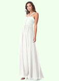 Teresa A-Line Sweetheart Neckline Chiffon Floor-Length Dress SJSP0019706