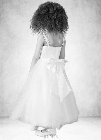 Mildred Ball-Gown Lace Tulle Ankle-Length Dress SJSP0020246