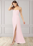 Olive A-Line Sweetheart Neckline Chiffon Floor-Length Dress SJSP0019698