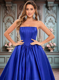 Mary Ball-Gown/Princess Straight Floor-Length Satin Prom Dresses JLP0025831