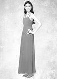 Millicent A-Line Sweetheart Neckline Chiffon Floor-Length Junior Bridesmaid Dress SJSP0020006