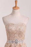 New Arrival Sweetheart Homecoming Dresses A Line Lace With Beading